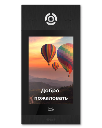 AA-14FB BLACK. Вызывная панель подъездного IP-домофона. BAS-IP в Самаре