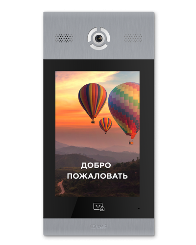 AA-14FB SILVER. Вызывная панель подъездного IP-домофона. BAS-IP в Самаре