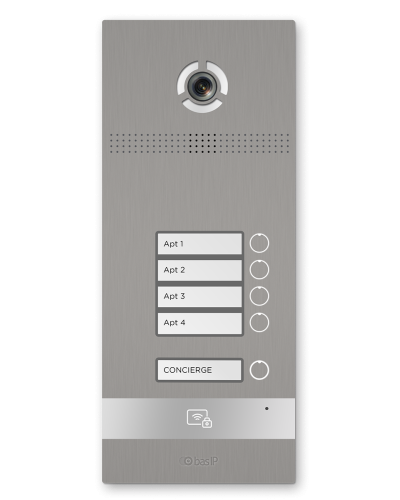 BI-04FB SILVER. Вызывная панель IP-домофона. BAS-IP в Самаре