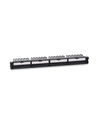 PL-24-KJ-RJ45-Cat.6-180T (11831c): Патч-панель 19" (1U), 24 порта RJ-45, категория 6, с задним кабельным организатором в Самаре