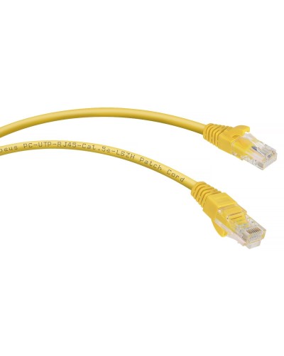 PC-UTP-RJ45-Cat.5e-0.5m-YL-LSZH (9496c), желтый. Патч-корд медный. CABEUS в Самаре