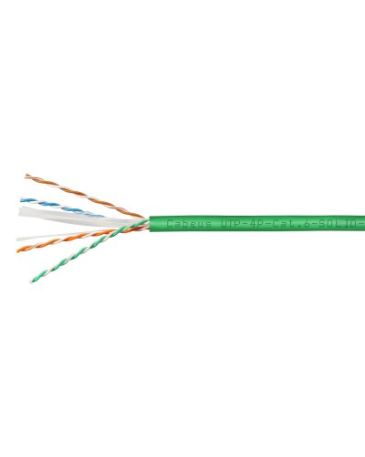 UTP-4P-Cat.6-SOLID-LSLTx-GN-100 (11139c-5). Кабель «витая пара» (LAN) для структурированных систем связи. CABEUS в Самаре