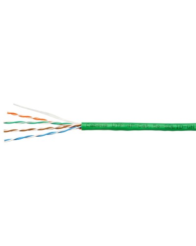 UTP-4P-Cat.5e-SOLID-LSZH-GN-100 (9779c-5). Кабель «витая пара» (LAN) для структурированных систем связи. CABEUS в Самаре