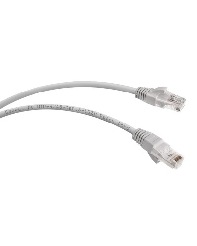 PC-UTP-RJ45-Cat.6-15m-LSZH (9595c), серый. Патч-корд медный. CABEUS в Самаре