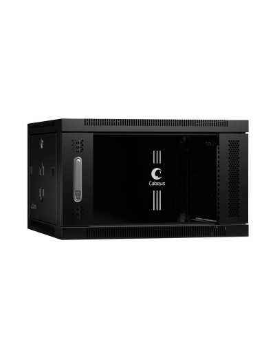 SH-05F-6U60/45-BK (8598c). Шкаф телекоммуникационный 19 настенный 6U. CABEUS в Самаре