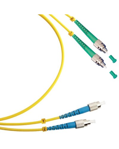 FOP(d)-9-FC/APC-FC/UPC-15m (8108c). Патч-корд оптический. CABEUS в Самаре