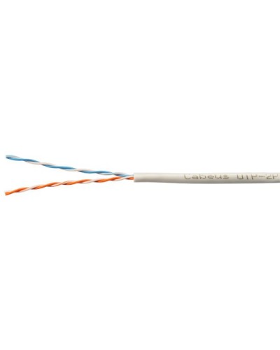 UTP-2P-Cat.5e-SOLID-LSZH-GY-500 (11213c). Кабель «витая пара» (LAN) для структурированных систем связи. CABEUS в Самаре