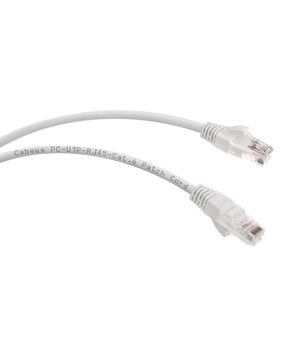 PC-UTP-RJ45-Cat.6-3m (7269c), серый. Патч-корд медный. CABEUS в Самаре