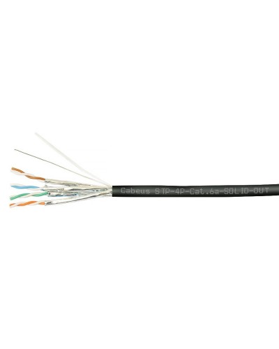 STP-4P-Cat.6a-SOLID-OUT-LSZH-UV (7198c). Кабель «витая пара» (LAN) для структурированных систем связи. CABEUS в Самаре