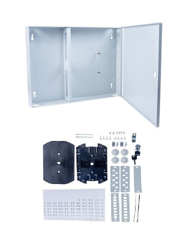 FO-WL-16-SC/2LC/FC/ST-FP-K (12302c). Бокс оптический настенный. CABEUS в Самаре
