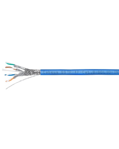 SSTP-4P-Cat.8-SOLID-IN-LSZH-BL (7750c). Кабель «витая пара» (LAN) для структурированных систем связи. CABEUS в Самаре