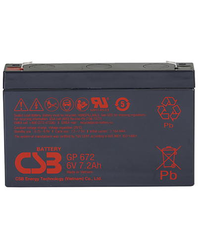 CSB GP 672. Аккумулятор герметичный свинцово-кислотный. CSB в Самаре