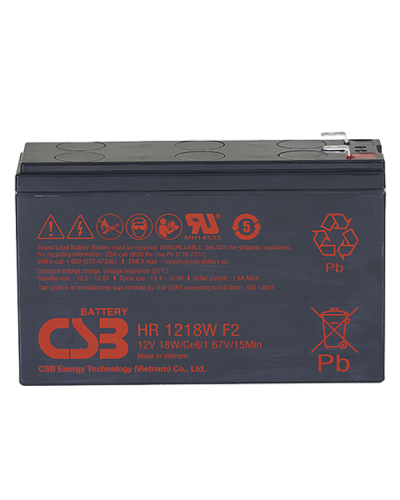 CSB HR 1218W. Аккумулятор герметичный свинцово-кислотный. CSB в Самаре