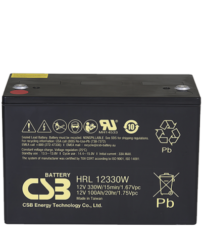 CSB HRL 12330W. Аккумулятор герметичный свинцово-кислотный. CSB в Самаре