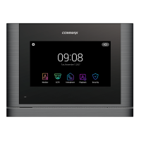 CDV-704MF/VZ (темное серебро) Black Smog. Монитор видеодомофона цветной. Commax