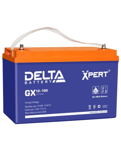 Delta GX 12-100. Аккумулятор герметичный свинцово-кислотный. Delta в Самаре