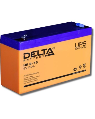 Delta HR 6-15. Аккумулятор герметичный свинцово-кислотный. Delta в Самаре
