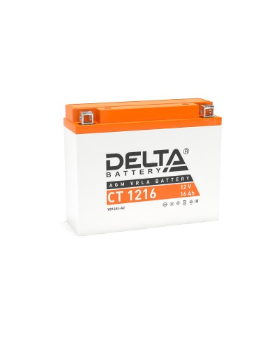 Delta CT 1216. Аккумулятор герметичный свинцово-кислотный стартерный. Delta в Самаре