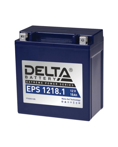 Delta EPS 1218.1. Аккумулятор герметичный свинцово-кислотный стартерный. Delta в Самаре
