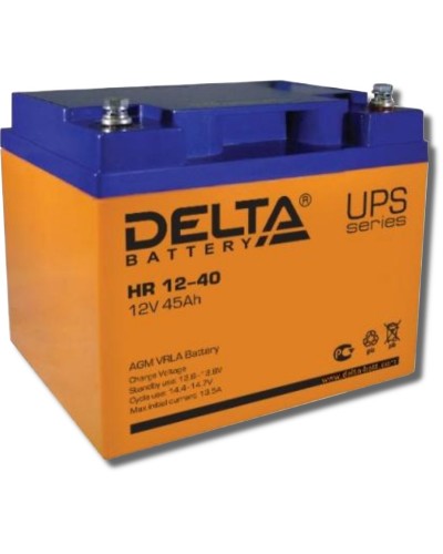 Delta HR 12-40. Аккумулятор герметичный свинцово-кислотный. Delta в Самаре