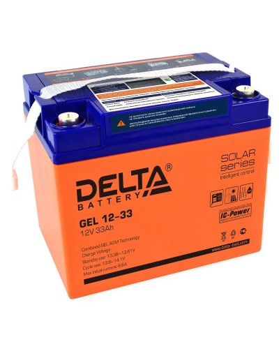 Delta GEL 12-33. Аккумулятор герметичный свинцово-кислотный. Delta в Самаре