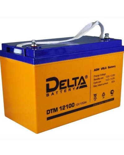 Delta DTM 12100 L. Аккумулятор герметичный свинцово-кислотный. Delta в Самаре