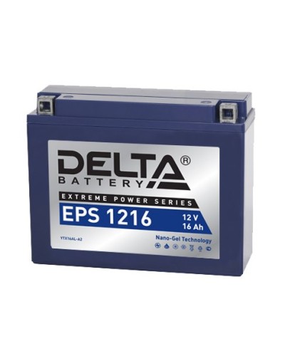 Delta EPS 1216. Аккумулятор герметичный свинцово-кислотный стартерный. Delta в Самаре