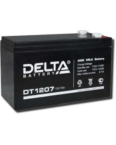 Delta DT 1207. Аккумулятор герметичный свинцово-кислотный. Delta в Самаре