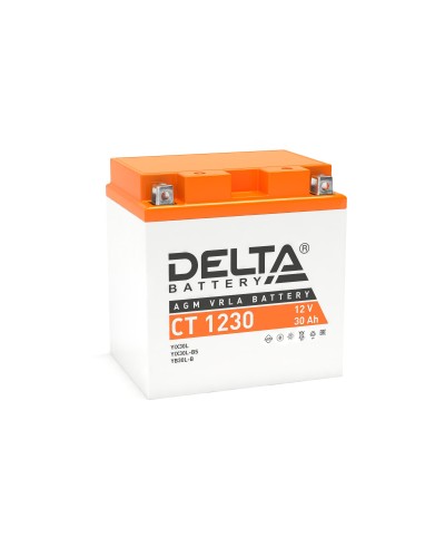 Delta CT 1230. Аккумулятор герметичный свинцово-кислотный стартерный. Delta в Самаре