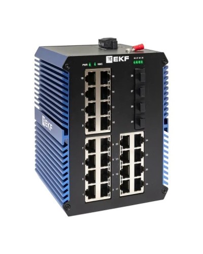 TSX-U-4GX/SFP-24GTP. Промышленный неуправляемый коммутатор. EKF в Самаре