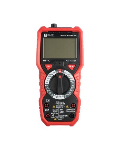 Мультиметр цифровой MS18C Expert (In-180701-pm18C). Мультиметр цифровой. EKF в Самаре