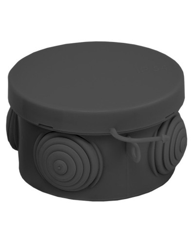 КМР-040-038 с крышкой (65х40) чёрная IP54 (plc-kmr-040-038-b). Коробка распределительная. EKF в Самаре