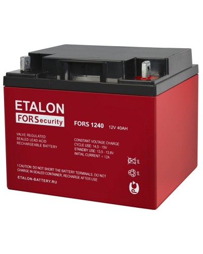 ETALON FORS 1240. Аккумулятор герметичный свинцово-кислотный. ETALON в Самаре