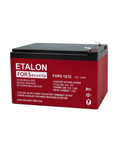 ETALON FORS 1212. Аккумулятор герметичный свинцово-кислотный. ETALON в Самаре
