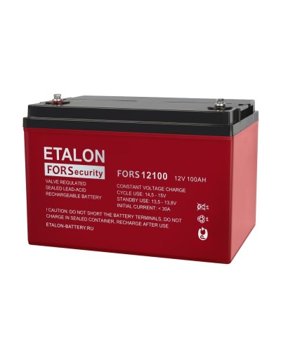 ETALON FORS 12100. Аккумулятор герметичный свинцово-кислотный. ETALON в Самаре