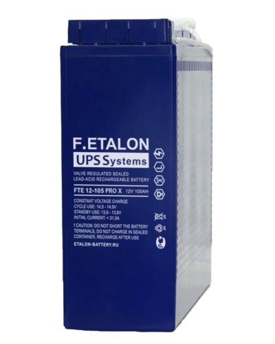 F.ETALON FTE 12-105 PRO X. Аккумулятор герметичный свинцово-кислотный. ETALON в Самаре
