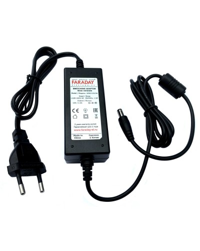 24W/12V/2A. Импульсный блок питания в пластиковом корпусе. FARADAY в Самаре