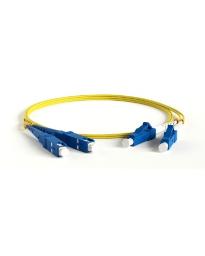 FC-D2-9-LC/UR-SC/UR-H-15M-LSZH-YL. Патч-корд волоконно-оптический одномодовый. Hyperline в Самаре