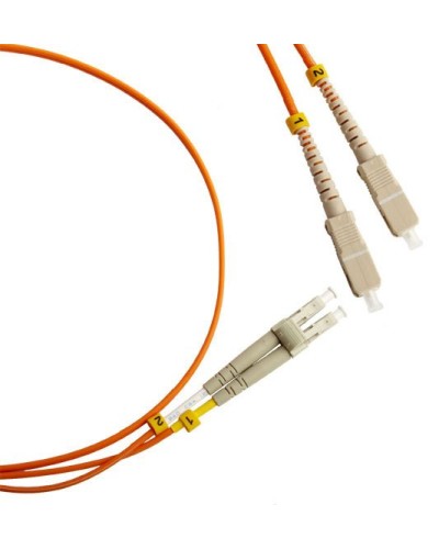 FC-D2-50-LC/PR-SC/PR-H-2M-LSZH-OR. Патч-корд волоконно-оптический LC-SC. Hyperline в Самаре