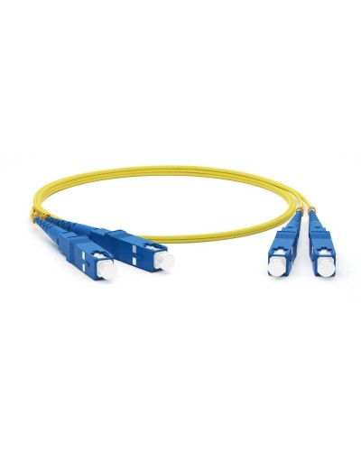 FC-D2-9-SC/UR-SC/UR-H-3M-LSZH-YL. Патч-корд волоконно-оптический одномодовый. Hyperline в Самаре