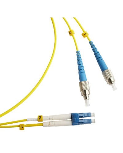 FC-D2-9-FC/UR-LC/UR-H-1M-LSZH-YL. Патч-корд волоконно-оптический FC/UPC-LC/UPC. Hyperline в Самаре