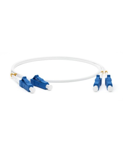FC-D2-9A1-LC/UR-LC/UR-H-3M-LSZH-WH. Патч-корд волоконно-оптический одномодовый. Hyperline в Самаре
