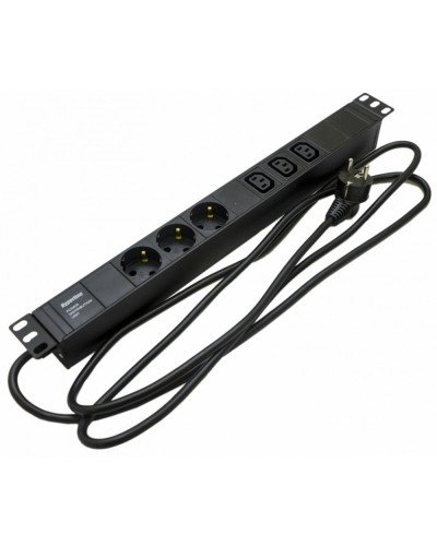 SHE19-3SH-3IEC-2.5EU. Блок розеток 19. Hyperline в Самаре