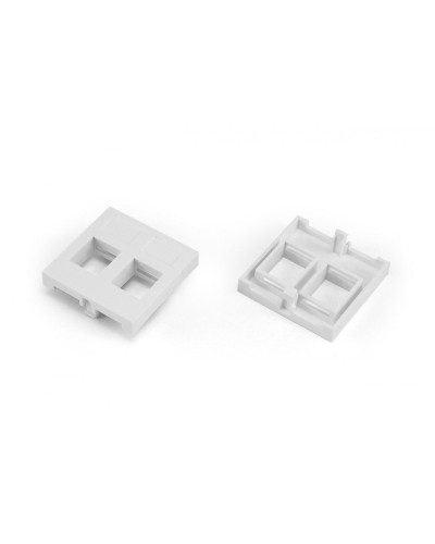 SIP2-2N-M45-45. Вставка 45x45 (аналог Mosaic) для 2х модулей формата Keystone Jack. Hyperline в Самаре