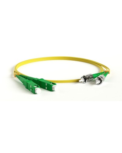 FC-D2-9-SC/AR-ST/AR-H-1M-LSZH-YL. Патч-корд волоконно-оптический ST-SC. Hyperline в Самаре
