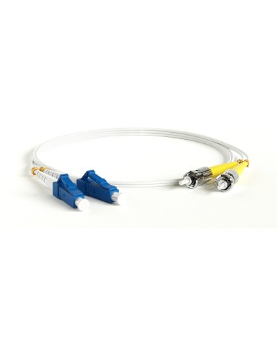 FC-D2-9A1-LC/UR-ST/UR-H-1M-LSZH-WH. Патч-корд волоконно-оптический ST-LC. Hyperline в Самаре
