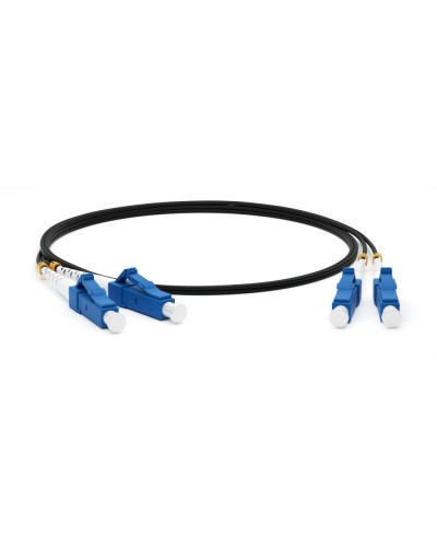 FC-D2-9-LC/UR-LC/UR-H-25M-LSZH-BK. Патч-корд волоконно-оптический одномодовый. Hyperline в Самаре