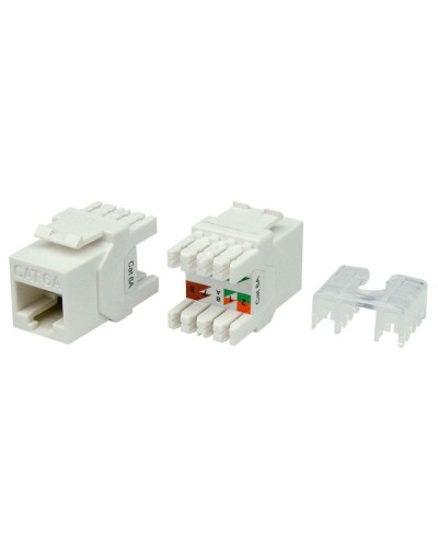 KJ8-8P8C-C6A-180-WH. Вставка Keystone Jack RJ-45. Hyperline в Самаре