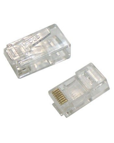 PLUG-8P8C-U-C5-100 (100 шт). Разъем RJ-45. Hyperline в Самаре