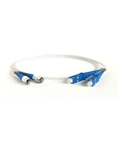 FC-D2-9A1-FC/UR-SC/UR-H-1M-LSZH-WH. Патч-корд волоконно-оптический SC-FC. Hyperline в Самаре